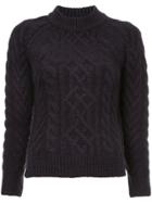 Guild Prime Cable Knit Jumper - Blue