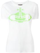 Vivienne Westwood Anglomania Logo Print T-shirt, Size: Xs, White, Cotton
