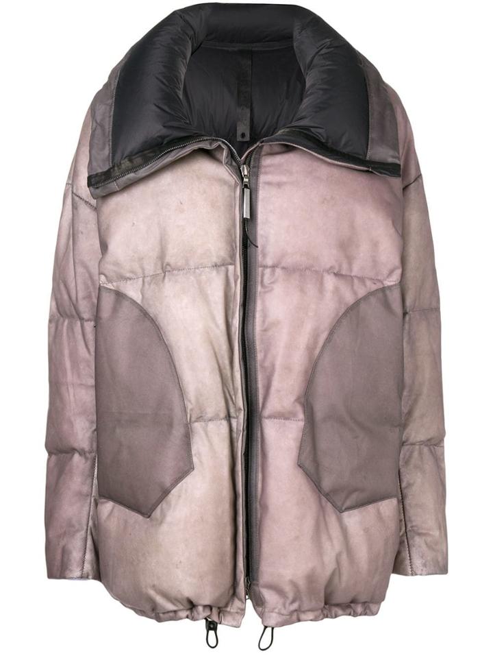 Isaac Sellam Experience Bomber Puffer Coat - Pink