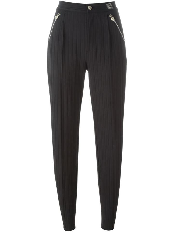 Versace Vintage Striped Trousers
