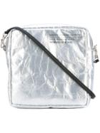 Golden Goose Deluxe Brand - Square Metallic (grey) Satchel - Women - Leather/pvc - One Size, Leather/pvc