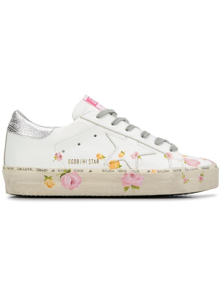 Golden Goose Deluxe Brand Low Top Trainers - White