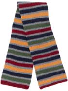 Howlin' Striped Pattern Scarf - Green