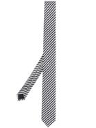Saint Laurent Diagonal Stripesp Necktie - Blue