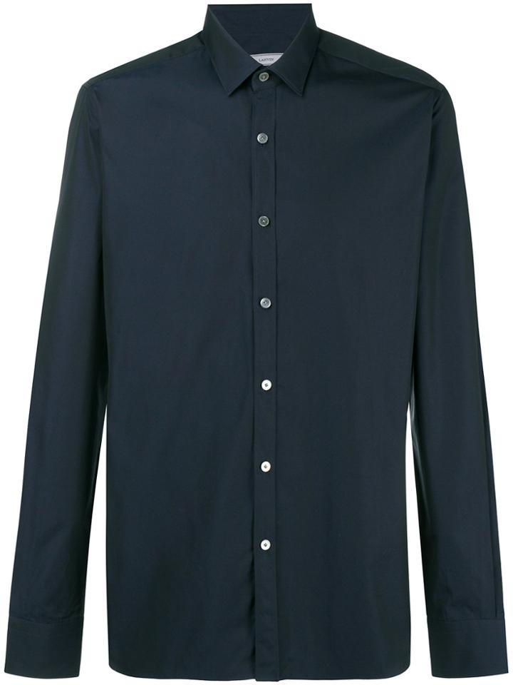 Lanvin Classic Plain Shirt - Blue