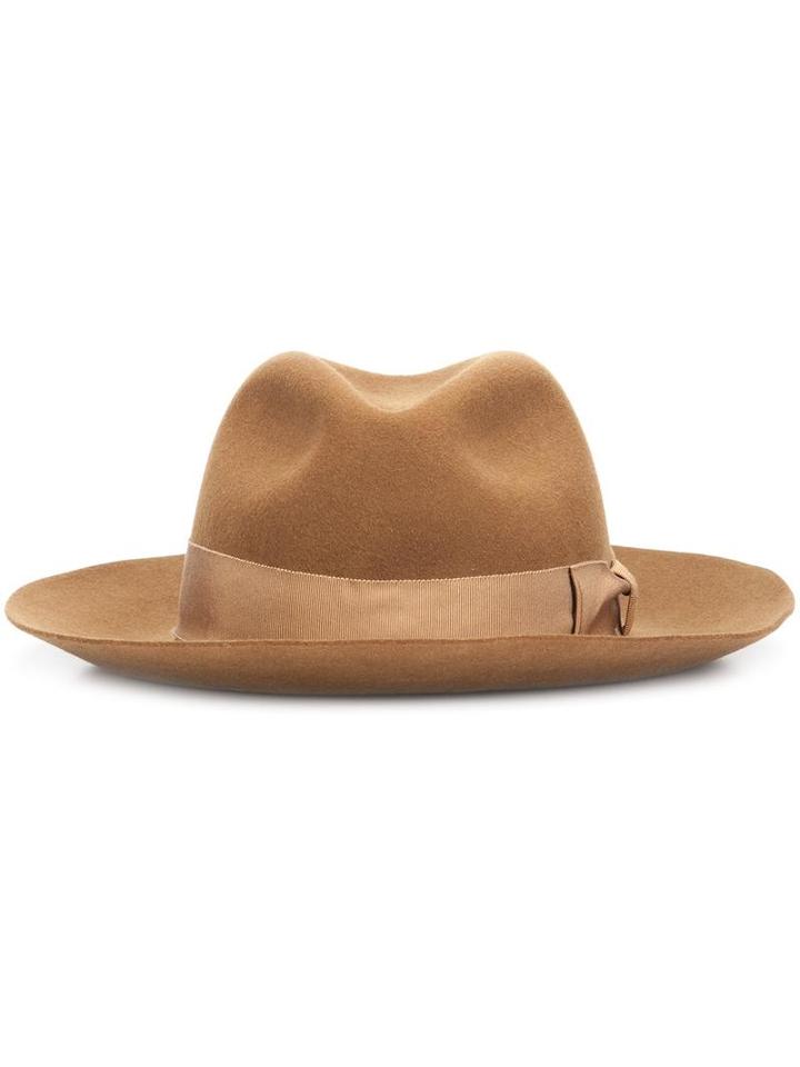 Christian Dada 'vagrant' Hat, Men's, Size: 57, Nude/neutrals, Rabbit Fur Felt