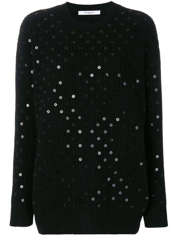 Givenchy Sequinned Jumper - Black