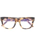 Pomellato Round Frame Glasses, Nude/neutrals, Acetate