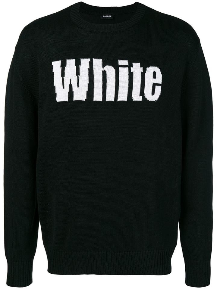 Diesel K-blakk Crew Neck Sweater - Black