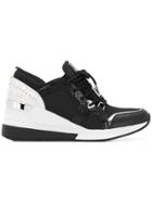 Michael Michael Kors Wedge Heel Sneakers - Black