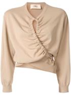 Ports 1961 Ruched Detail Sweatshirt - Brown