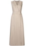C & M Faith Midi Dress - Brown
