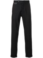 Al Duca D'aosta 1902 Check Suit Trousers - Brown