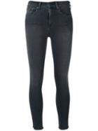 Rag & Bone /jean - Slim Fit Cropped Jeans - Women - Cotton/nylon/spandex/elastane - 26, Grey, Cotton/nylon/spandex/elastane