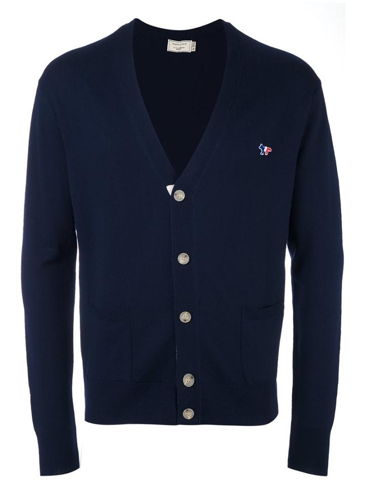 Maison Kitsuné Placket Detail Cardigan