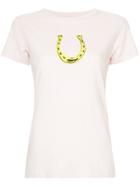 Bella Freud Horseshoe Print T-shirt - Pink