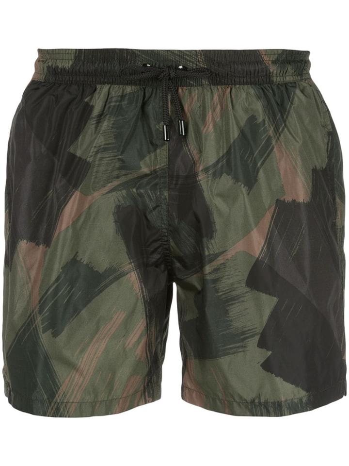 Closed Espresso Swim Shorts - Green