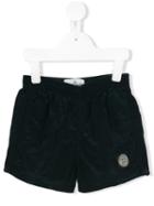 Stone Island Junior - Logo Patch Swim Shorts - Kids - Polyimide/polyamide - 12 Yrs, Blue