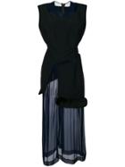 Comme Des Garçons Vintage 1997 Layered Sheer Dress - Black