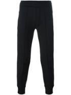 Neil Barrett Zipped Pocket Track Pants, Men's, Size: Large, Black, Viscose/spandex/elastane/lyocell/cotton