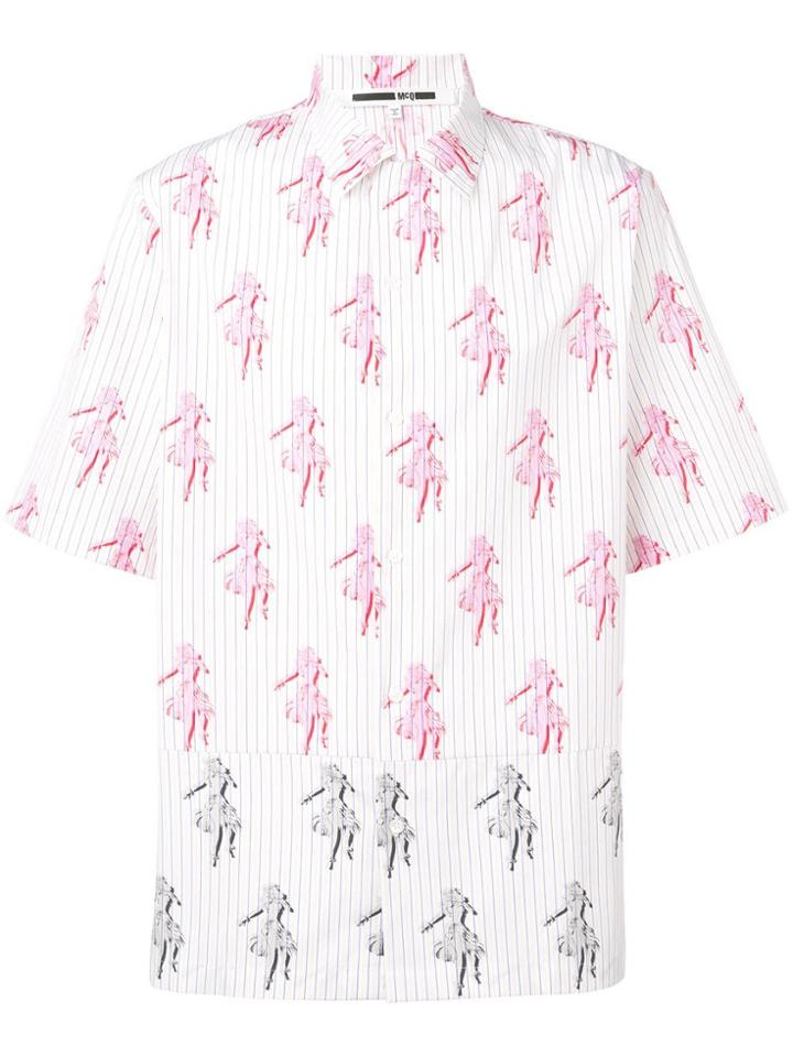 Mcq Alexander Mcqueen Woman Print Shirt - White
