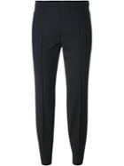 Akris Punto Slim Fit Trousers, Women's, Size: 38, Black, Cotton/polyamide/spandex/elastane/viscose