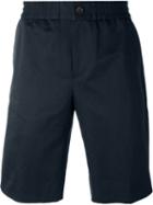 Ps Paul Smith Bermuda Jogging Shorts, Men's, Size: 30, Blue, Cotton/linen/flax