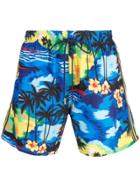Just Don Islander Swim Trunks - Blue