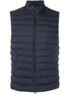 Herno Padded Vest, Men's, Size: 50, Blue, Polyamide/polyurethane/feather Down