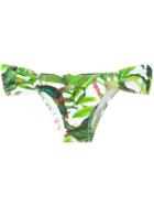 Blue Man Printed Bikini Bottoms, Women's, Size: Gg, White, Lyocell