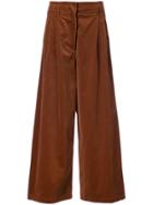 Vanessa Bruno Extra Wide Palazzo Pants - Brown