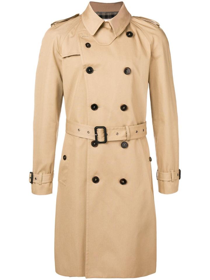 Saint Laurent Classic Trench Coat - Neutrals