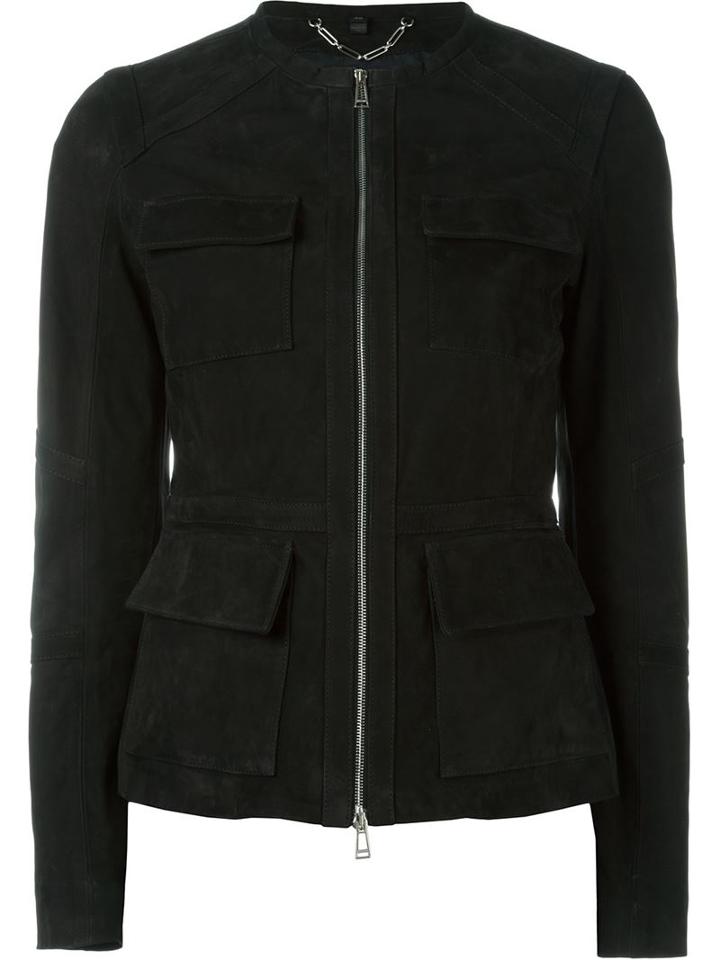 Belstaff Collarless Pocket Jacket