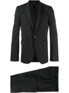 Les Hommes Fitted Single-breasted Suit - Black