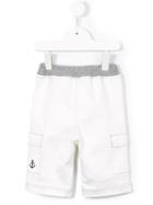 Familiar - Flap Pockets Bermudas - Kids - Cotton/polyester/polyurethane - 7 Yrs, White