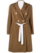 Brunello Cucinelli Belted Trench Coat - Brown