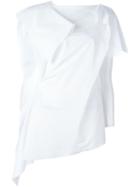 Marni Asymmetric Top, Women's, Size: 42, White, Cotton