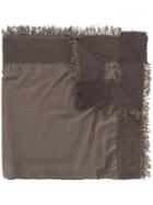 Faliero Sarti Fringed Knitted Scarf - Brown