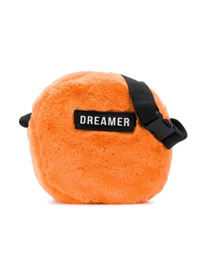 Andorine Teen Faux Fur Cross Body Bag - Orange
