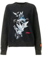 Heron Preston Magic Doves Print Sweater - Black