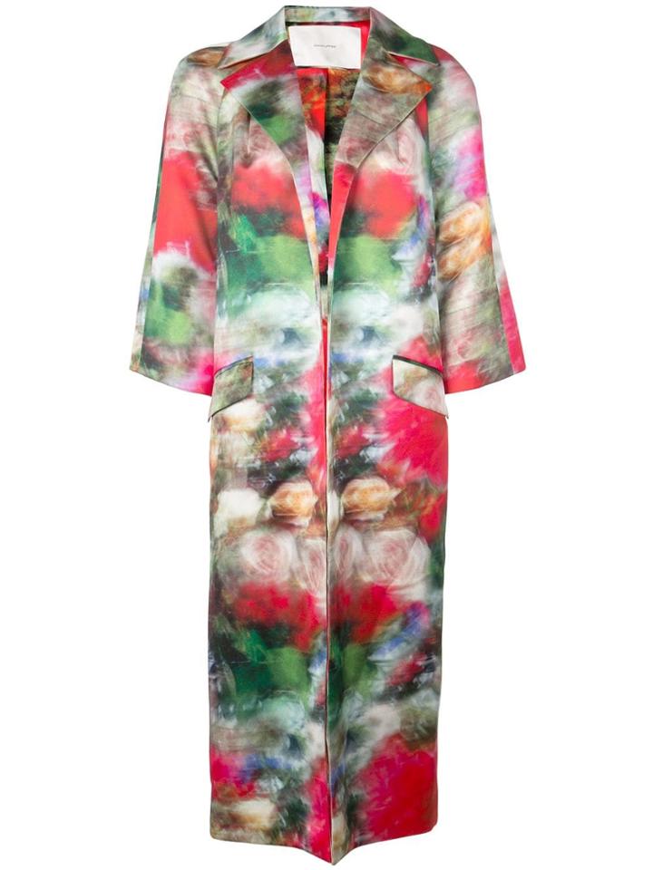Adam Lippes Floral Coat - Multicolour