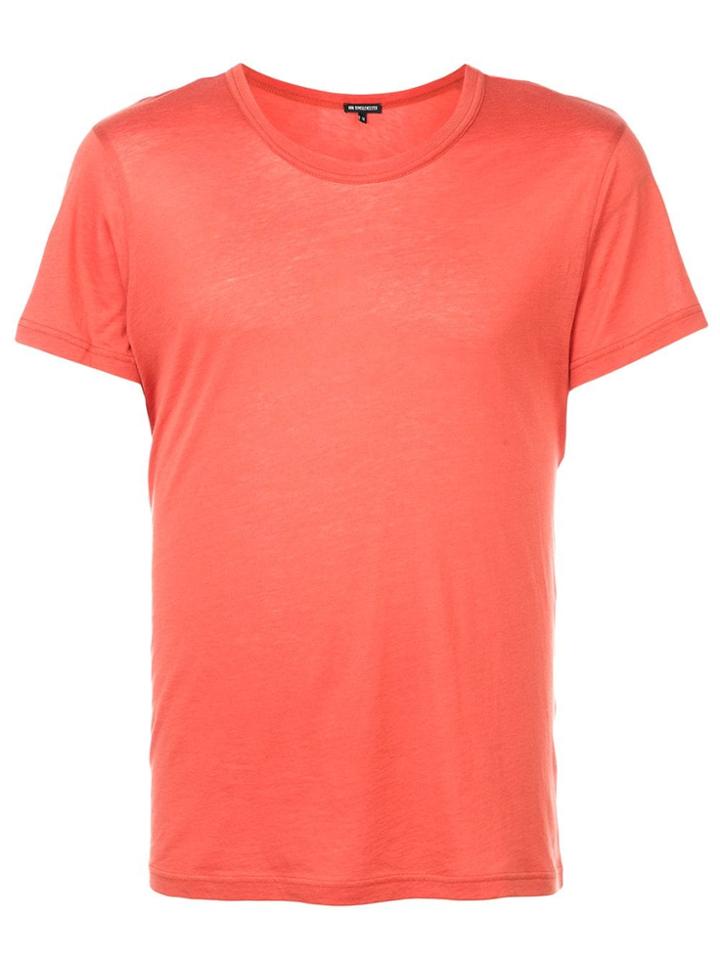 Ann Demeulemeester Plain Classic T-shirt - Yellow