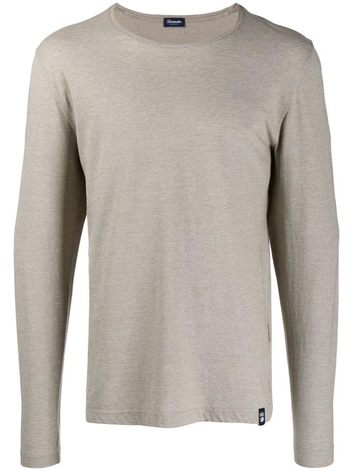 Drumohr Round Neck Jumper - Neutrals