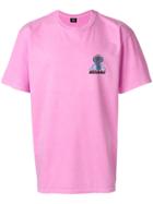 Stussy Printed Oversized T-shirt - Pink & Purple