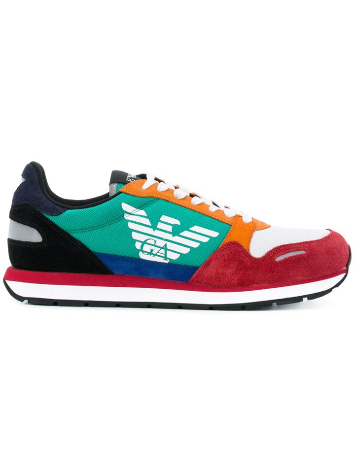 Emporio Armani Logo Sneakers - Multicolour