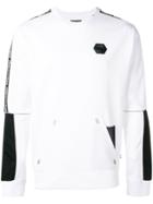 Philipp Plein Printed Logo Sweater - White