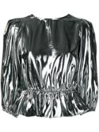 Isabel Marant Metallic Blouse - Silver