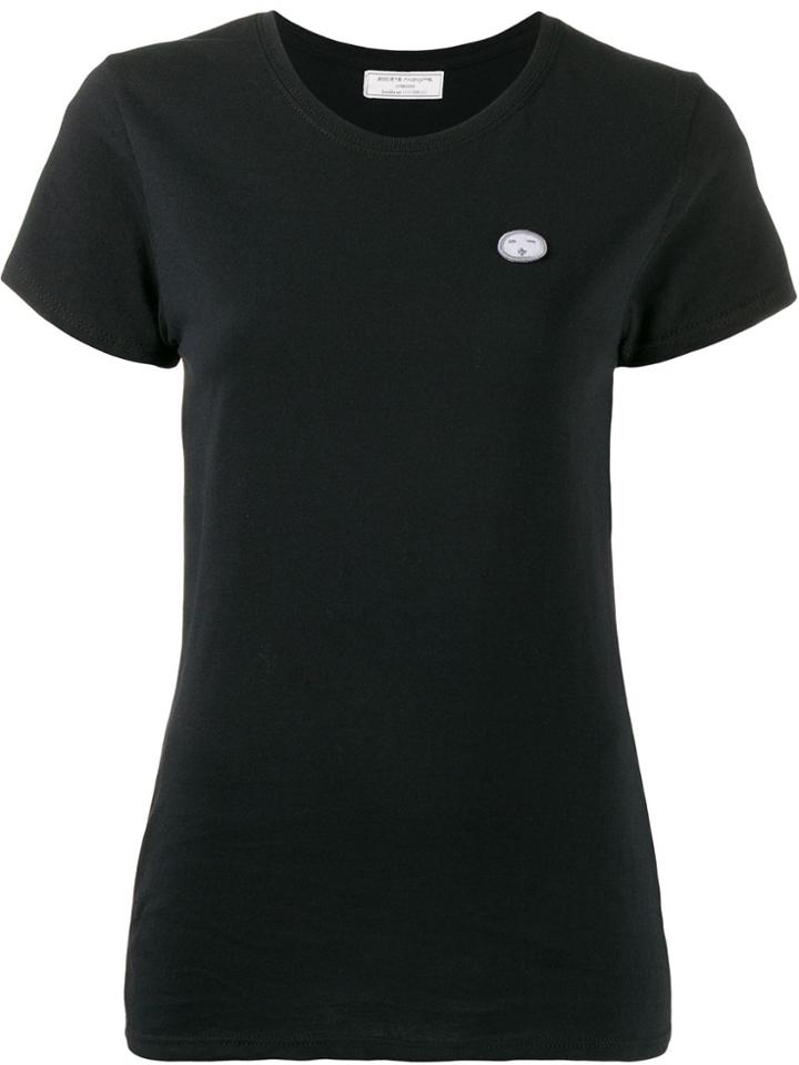 Société Anonyme Relaxed-fit Logo Patch T-shirt - Black
