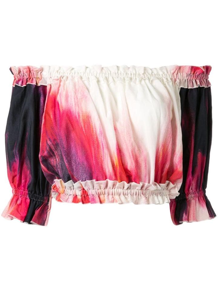 Aje Cropped Arielle Blouse - Multicolour