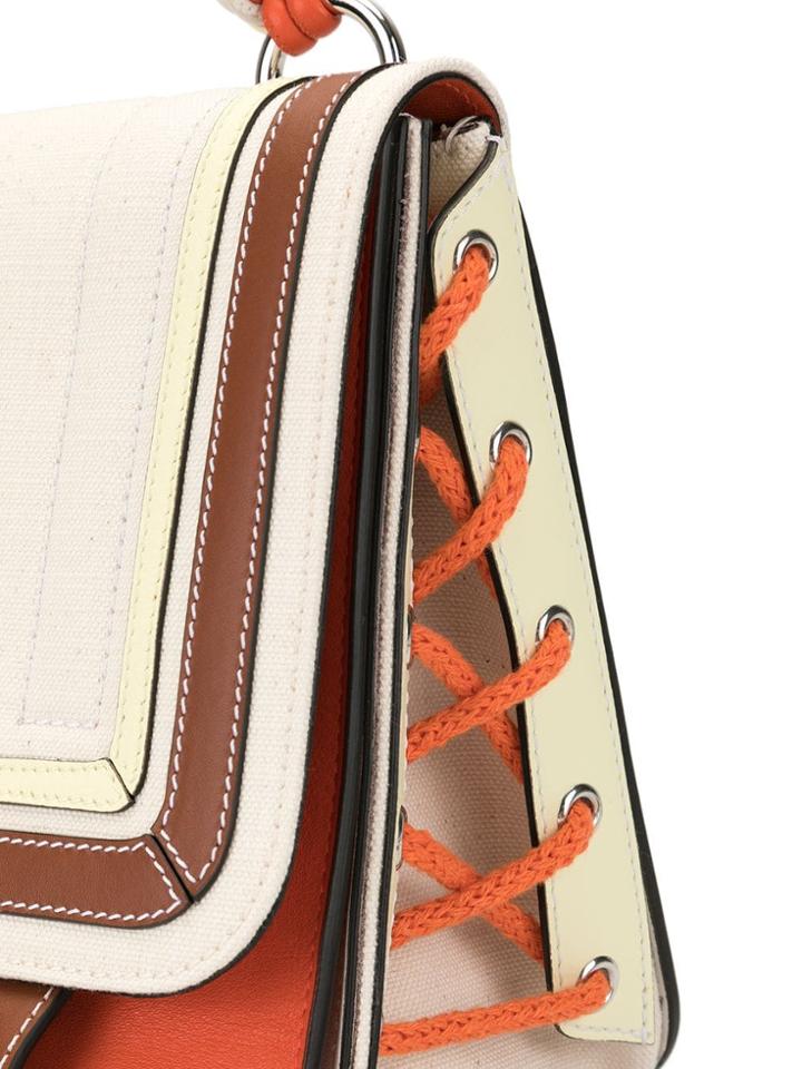 Jw Anderson Disc Satchel - Neutrals
